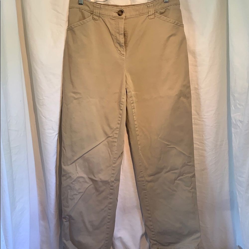 LL Bean lined khaki pants vintage